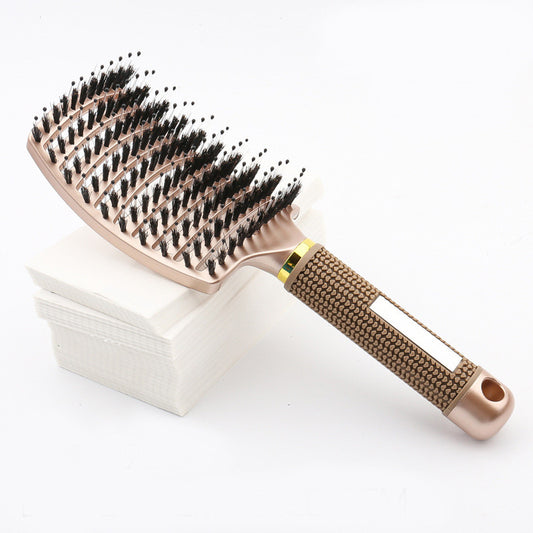 brosse démêlante miracle pour tous types de cheveux, en poils de sanglier